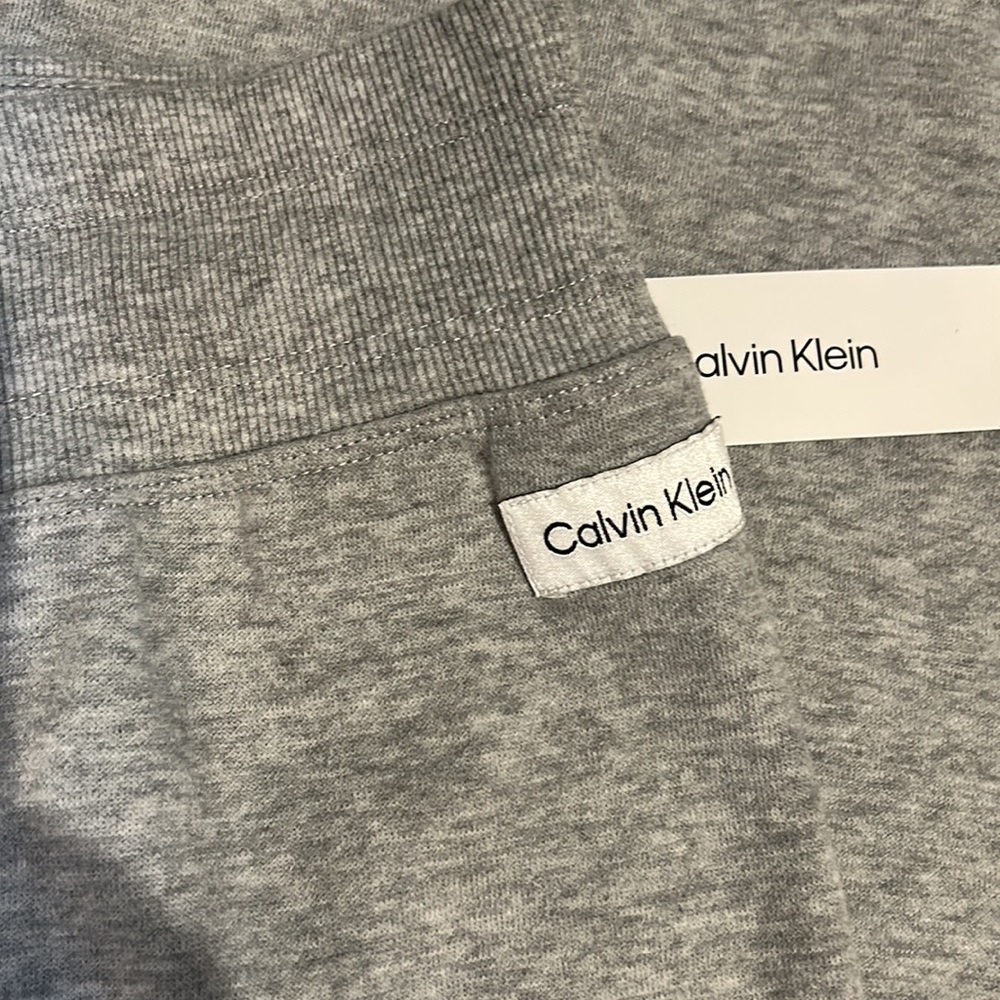 Calvin Klein Womens Sweatpants Plus sz 2X Logo Gray Nwt Drawstring - Picture 4 of 4